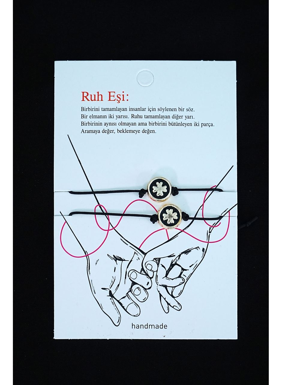 Ruh Eşi Yonca Bileklik Arkadaş Şans Bilekliği