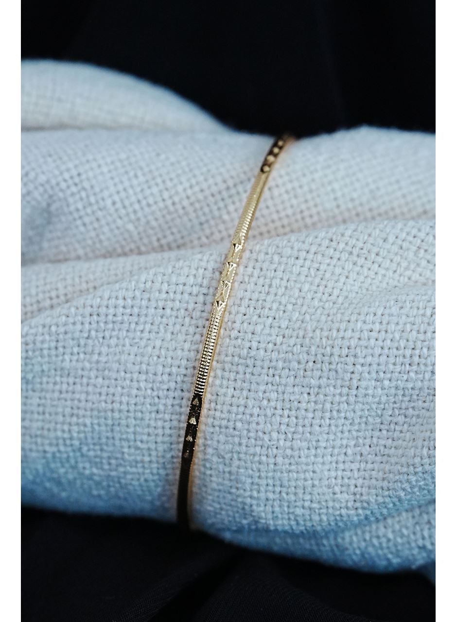 Ajda Bilezik Baklava Desenli 22 Ayar Kaplama 1 Adet