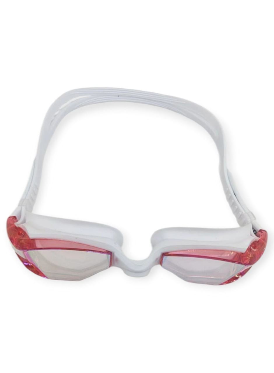 Aynalı Yüzücü Gözlüğü Silikon KIRMIZI - 1765