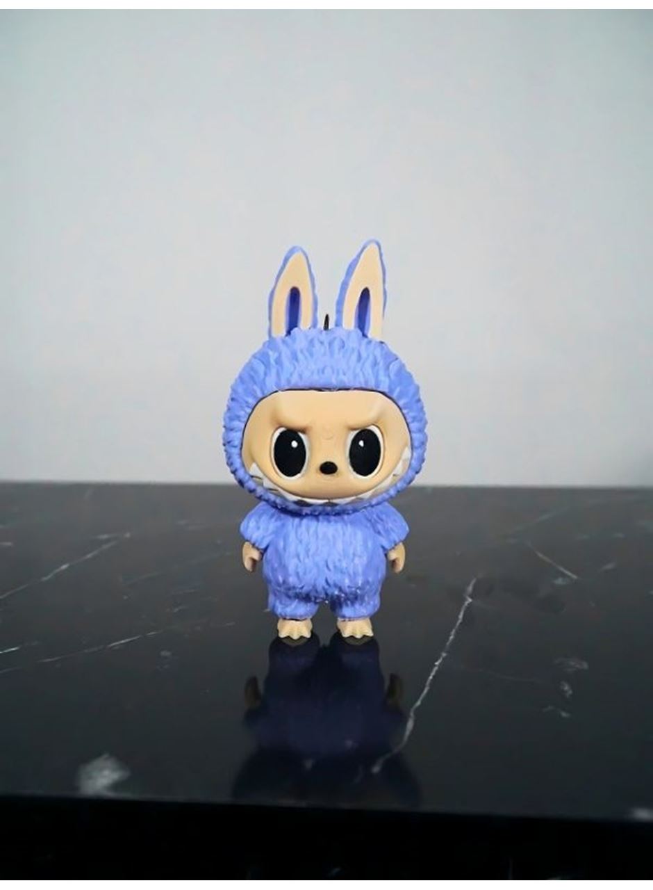 Labubu Figür Anahtarlık Lila 13 cm Kaliteli