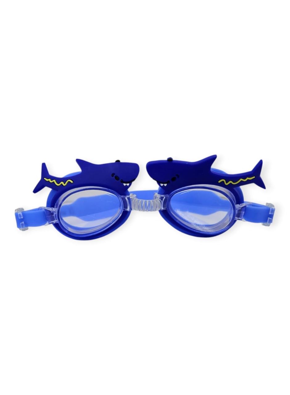 Çocuk Yüzücü Gözlüğü Silikon Taşıma Çantalı Köpek Balığı - 9014