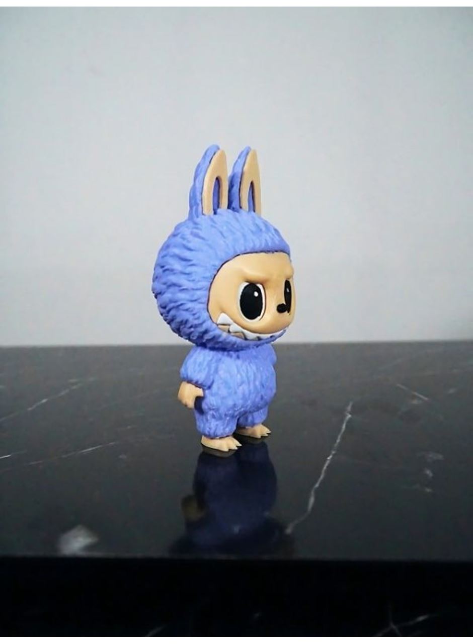 Labubu Figür Anahtarlık Lila 13 cm Kaliteli