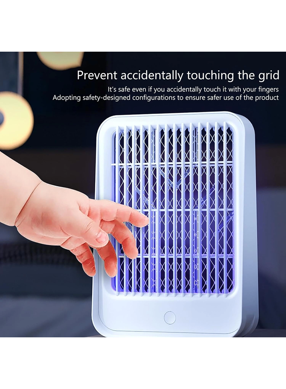 Elektrikli Sinek Kovucu USB Şarjlı Sessiz ve Etkili Led Işıklı Kapan (