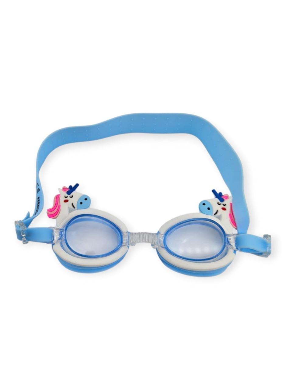 Çocuk Yüzücü Gözlüğü Silikon Taşıma Çantalı Pony - 9014