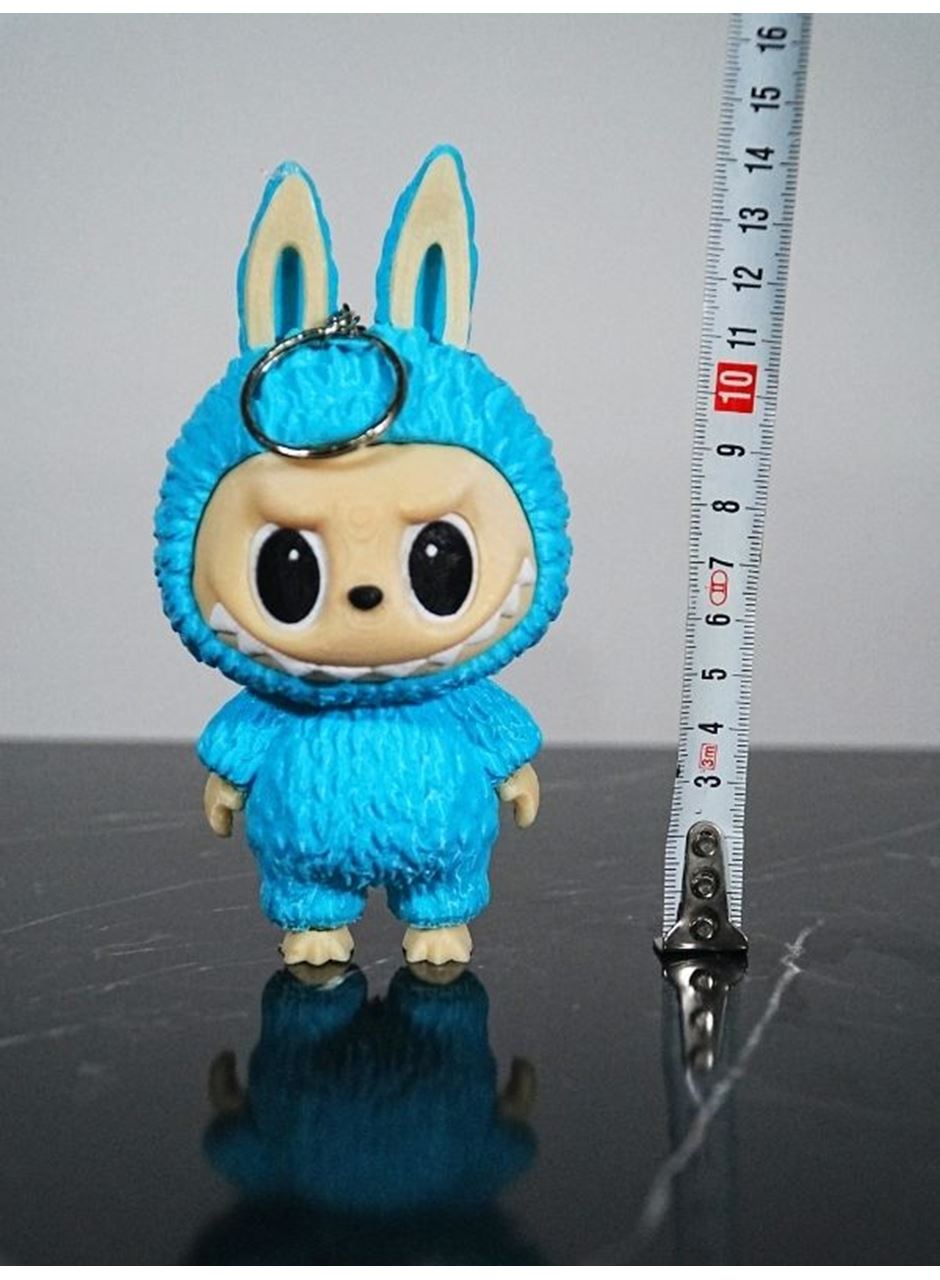Labubu Figür Anahtarlık 2 Adet Turkuaz 13 cm Kaliteli