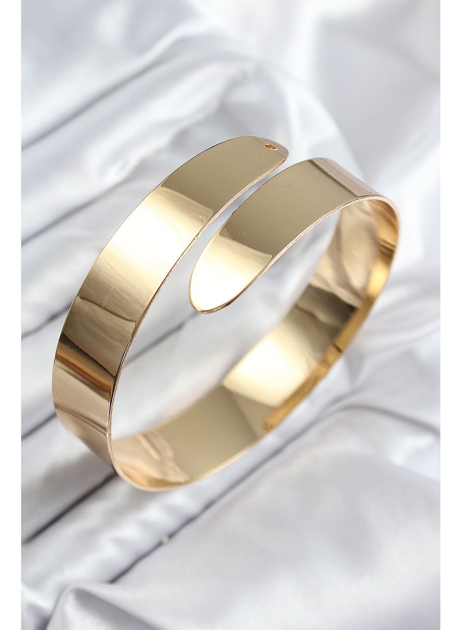 Pirinç Sarmal Model Gold Renk Pazu Bileklik