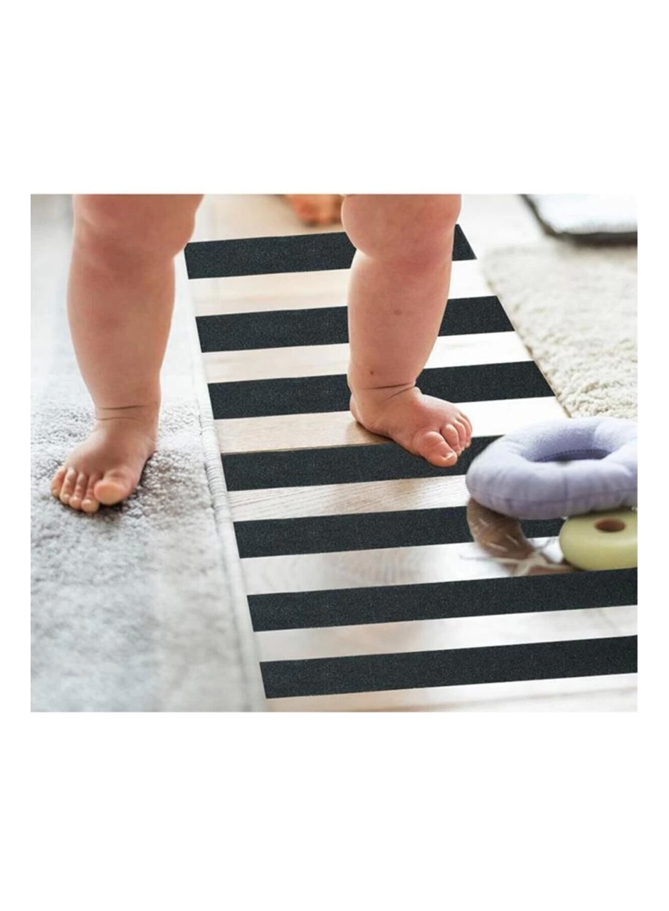 Merdiven Zemin Kaydırmaz Güçlü Bant Yapışkanlı Kaymaz Bant Siyah 25 mm X 5 Metre (