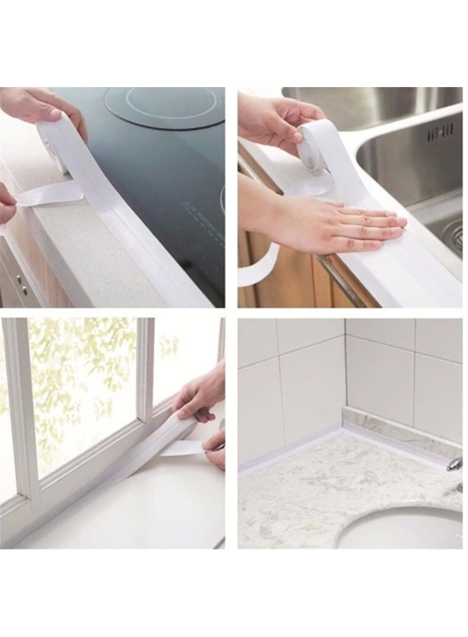 Pratik 145 Gr Beyaz Su Sızdırmaz Lavabo Kenar Bandı (3.2m) (