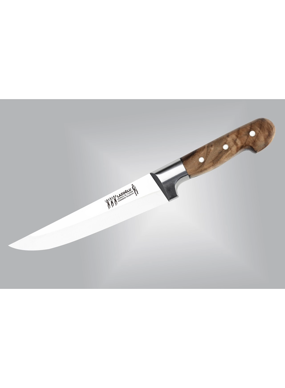 El Yapımı Sürmene Kurban ve Kasap Bıçağı No:3 - Ahşap Sap (