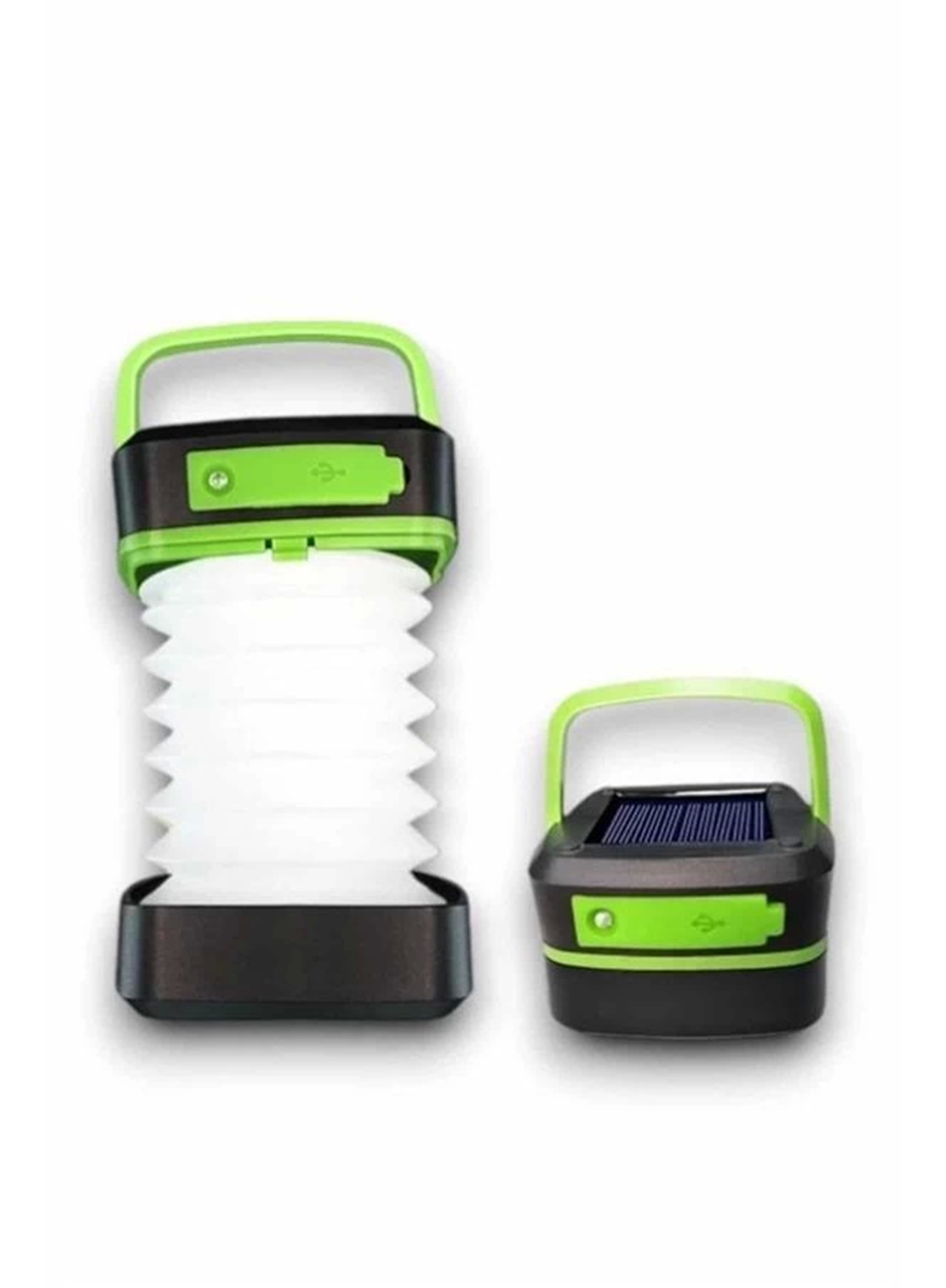 Kamp Feneri Lambası Solar Güneş Enerji Portatif Işıldak Şarjlı (