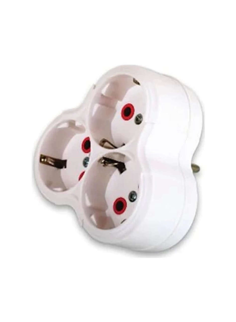 Fetih Üçlü Topraklı Fişli Priz (