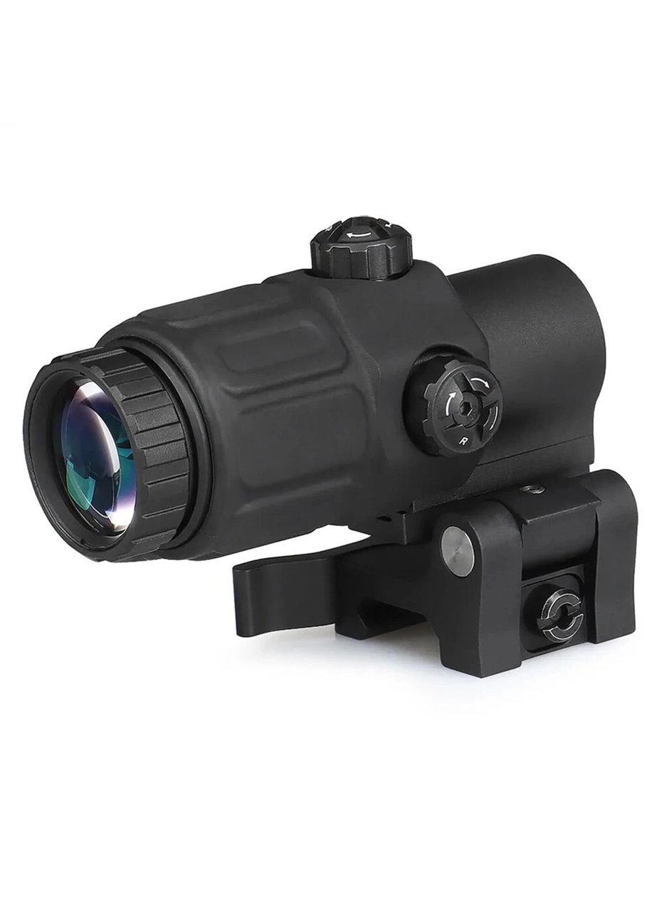 Magnifier 5x Yakınlaştırmalı Dürbün - 22mm Ray Uyumlu, Katlanır Yaylı Ayaklı (