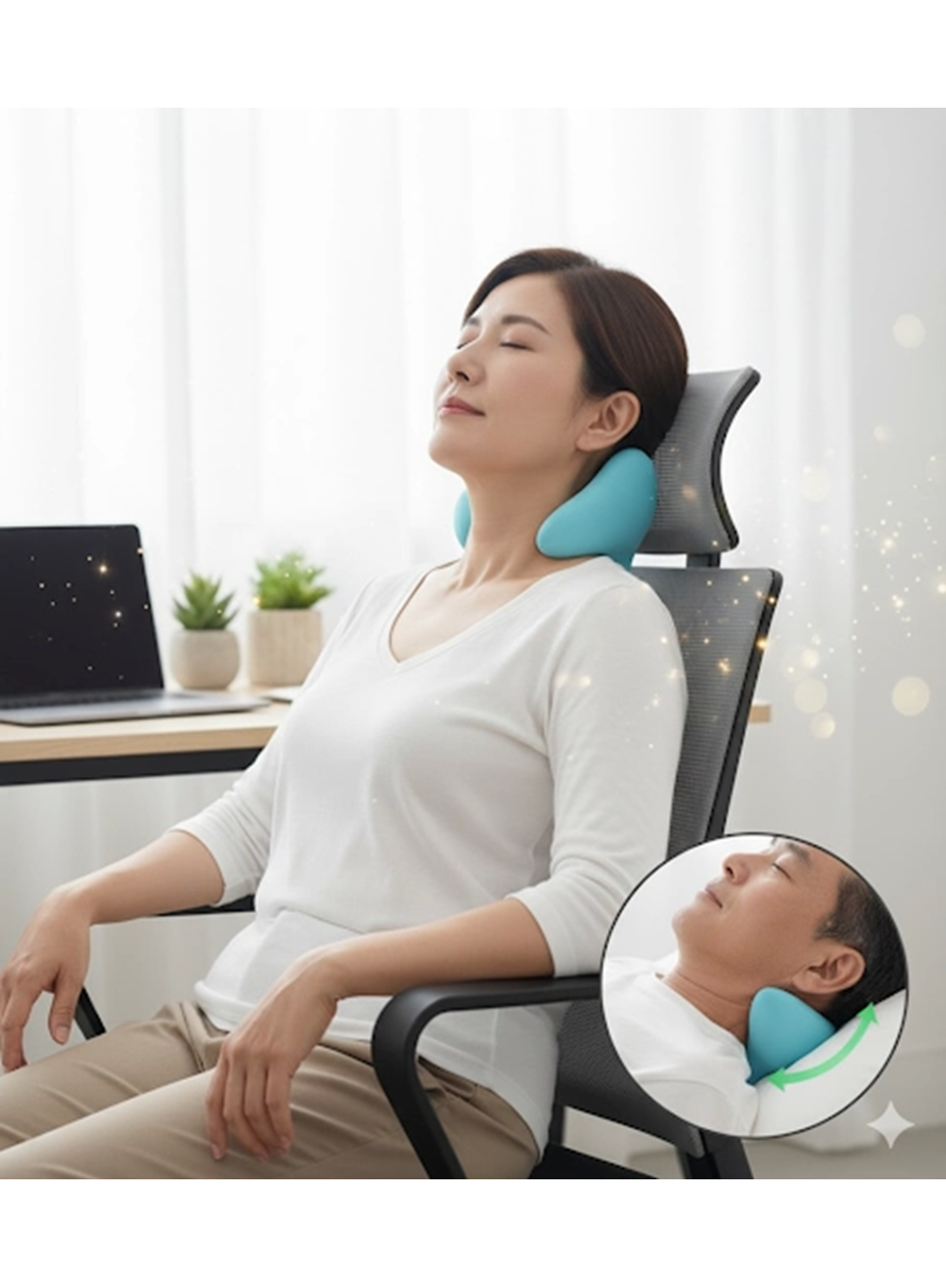 Boyun Hörgücü ve Kamburluk Önleyen Ortopedik Yastık | Dik Duruş, Sağlıklı Omurga ve Rahat Uyku Desteği (