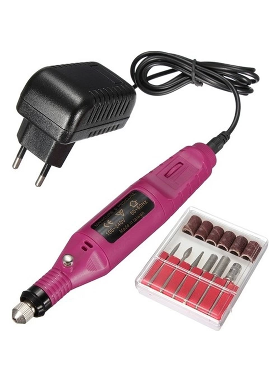 Manikür Pedikür Kalıcı Oje ve Protez Tırnak Uygulamaları İçin Elektrikli Tırnak Törpüsü (