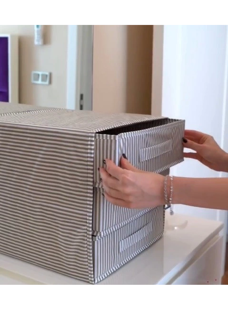 3 Bölmeli Çekmece , Çok Amaçlı Organizer - Çorap Çamaşır Organizer - Masa Üstü Düzenleyici (