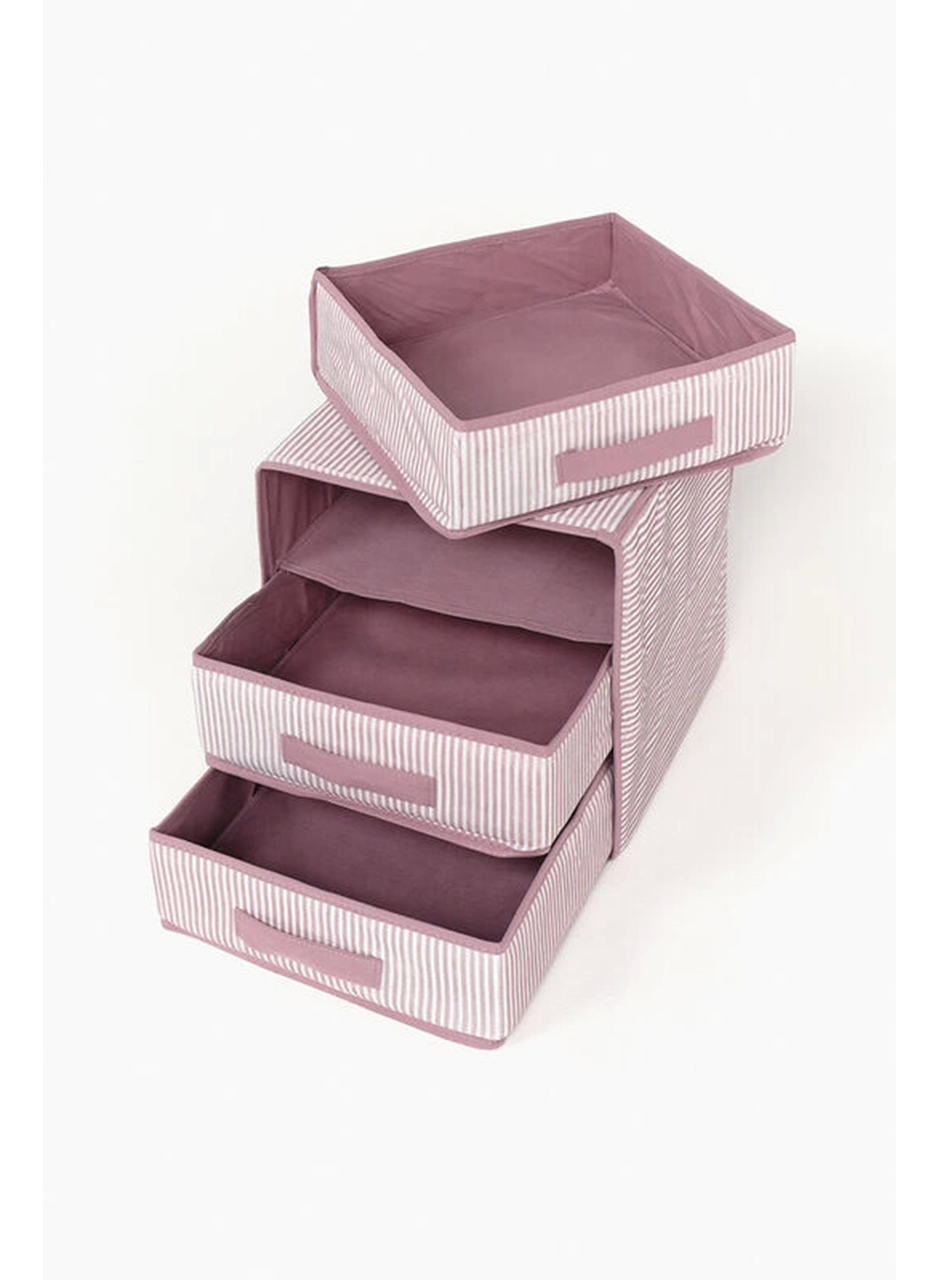 3 Bölmeli Çekmece , Çok Amaçlı Organizer - Çorap Çamaşır Organizer - Masa Üstü Düzenleyici (