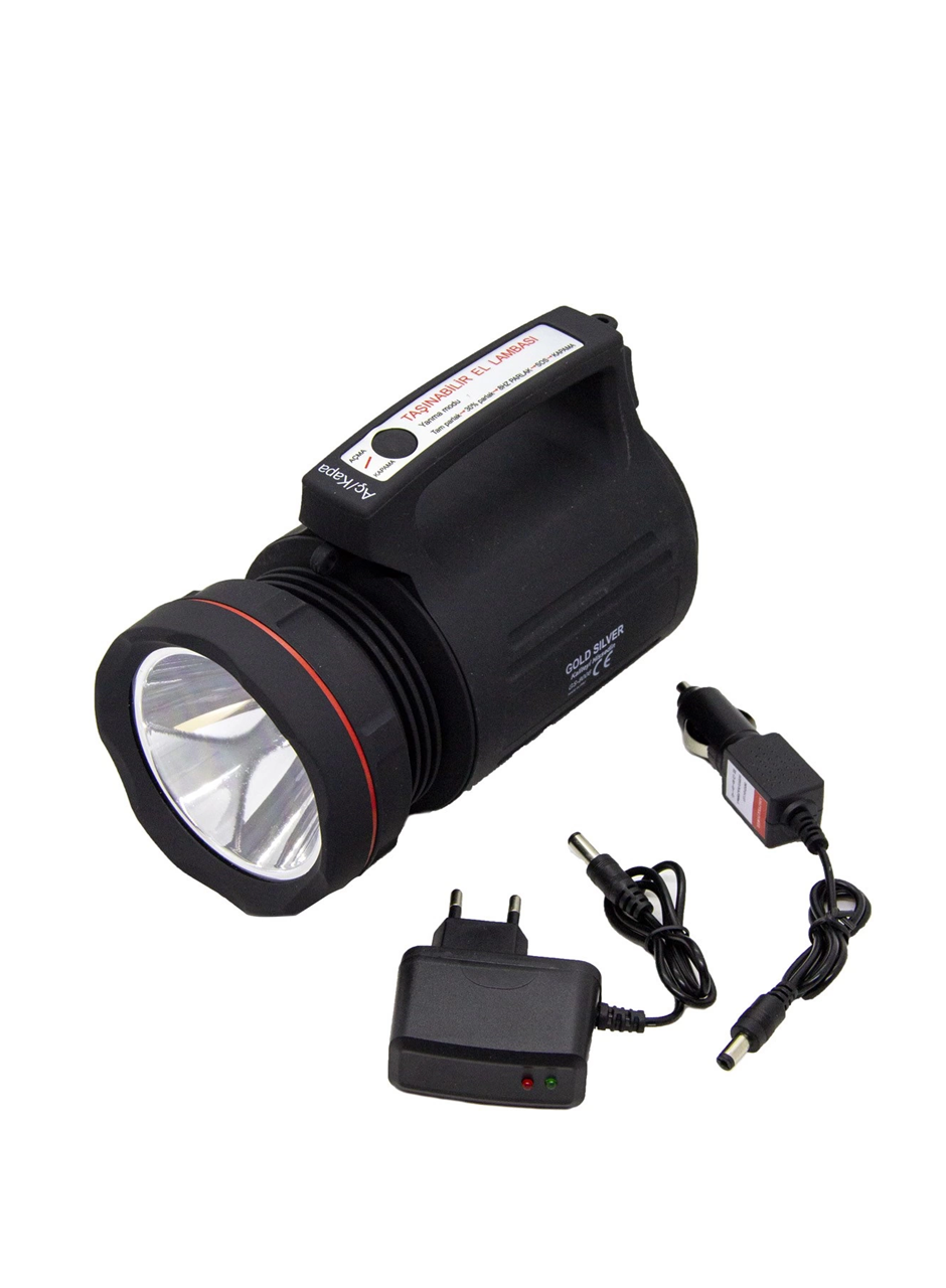 Gs-8006 Parlak Ledli Taşınabilir Şarj Edilebilir El Feneri 15w (