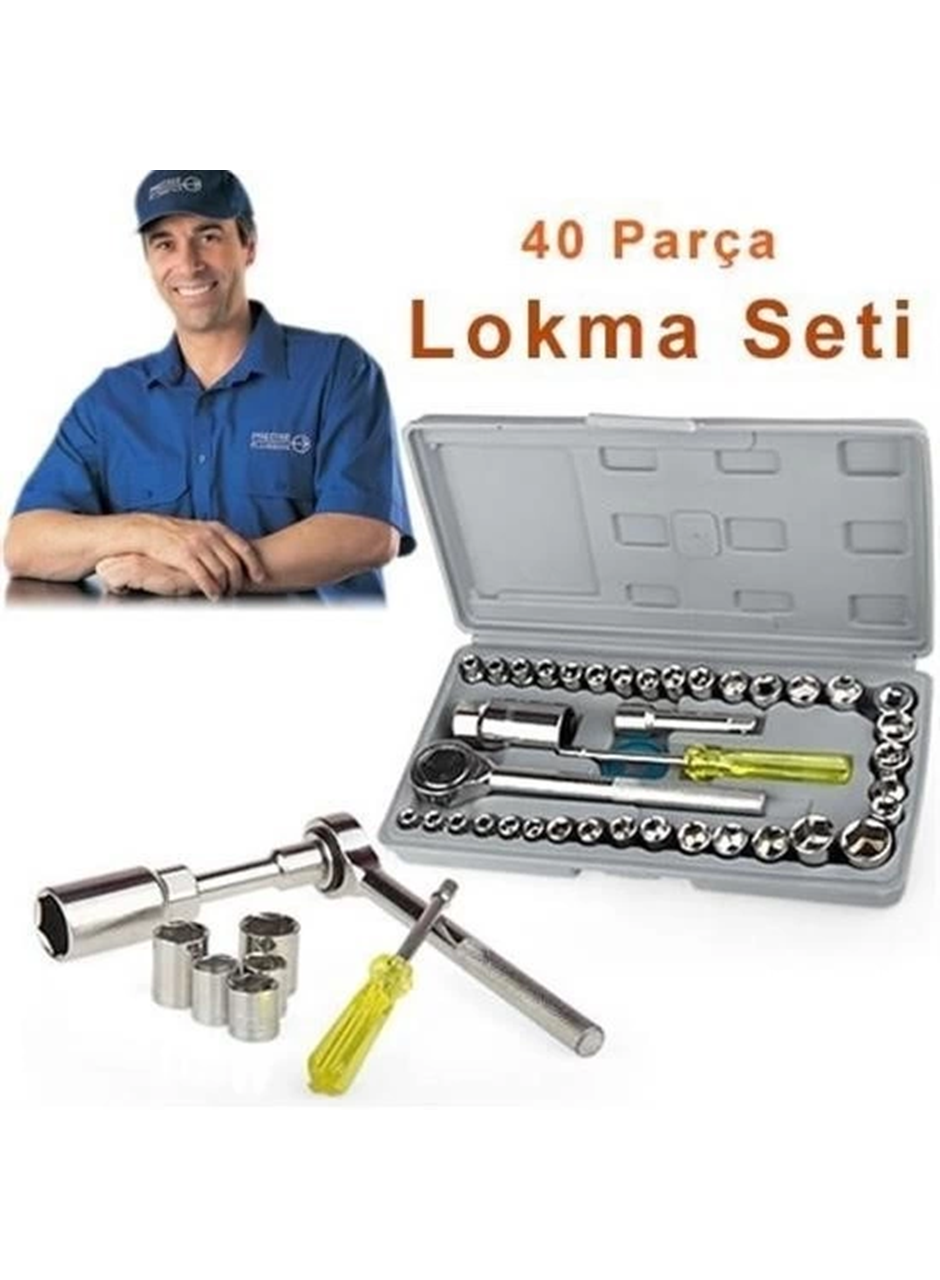 Özel Çantalı 40 Parça Cırcırlı Lokma Seti (