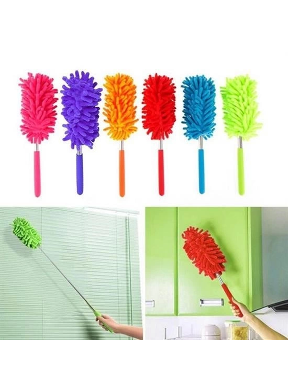 Teleskopik Mikrofiber Pratik Uzayabilen Toz Alma Fırçası Aparatı (