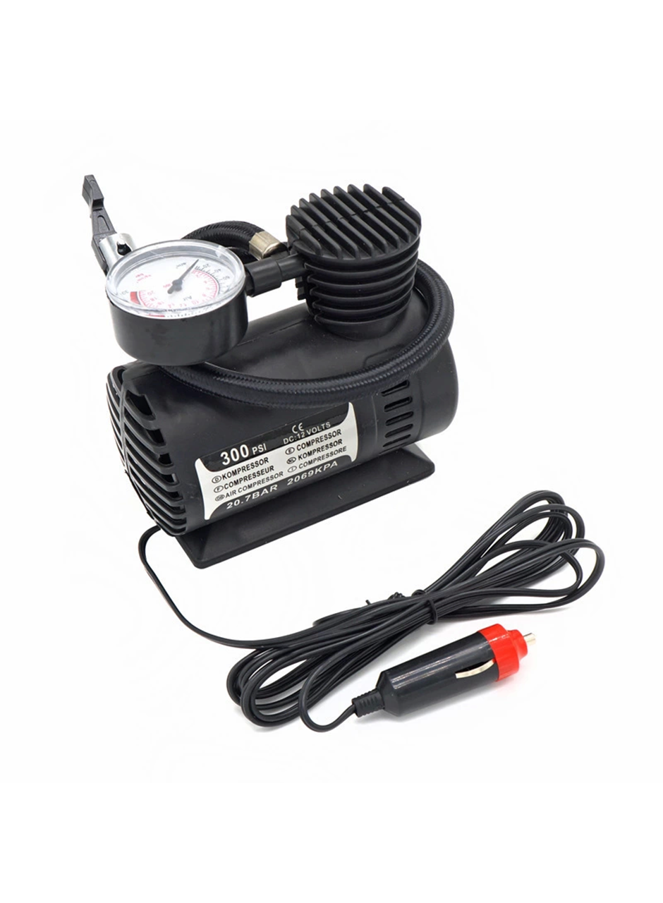 Plastik Gövdeli Siyah Mini Hava Kompresörü (