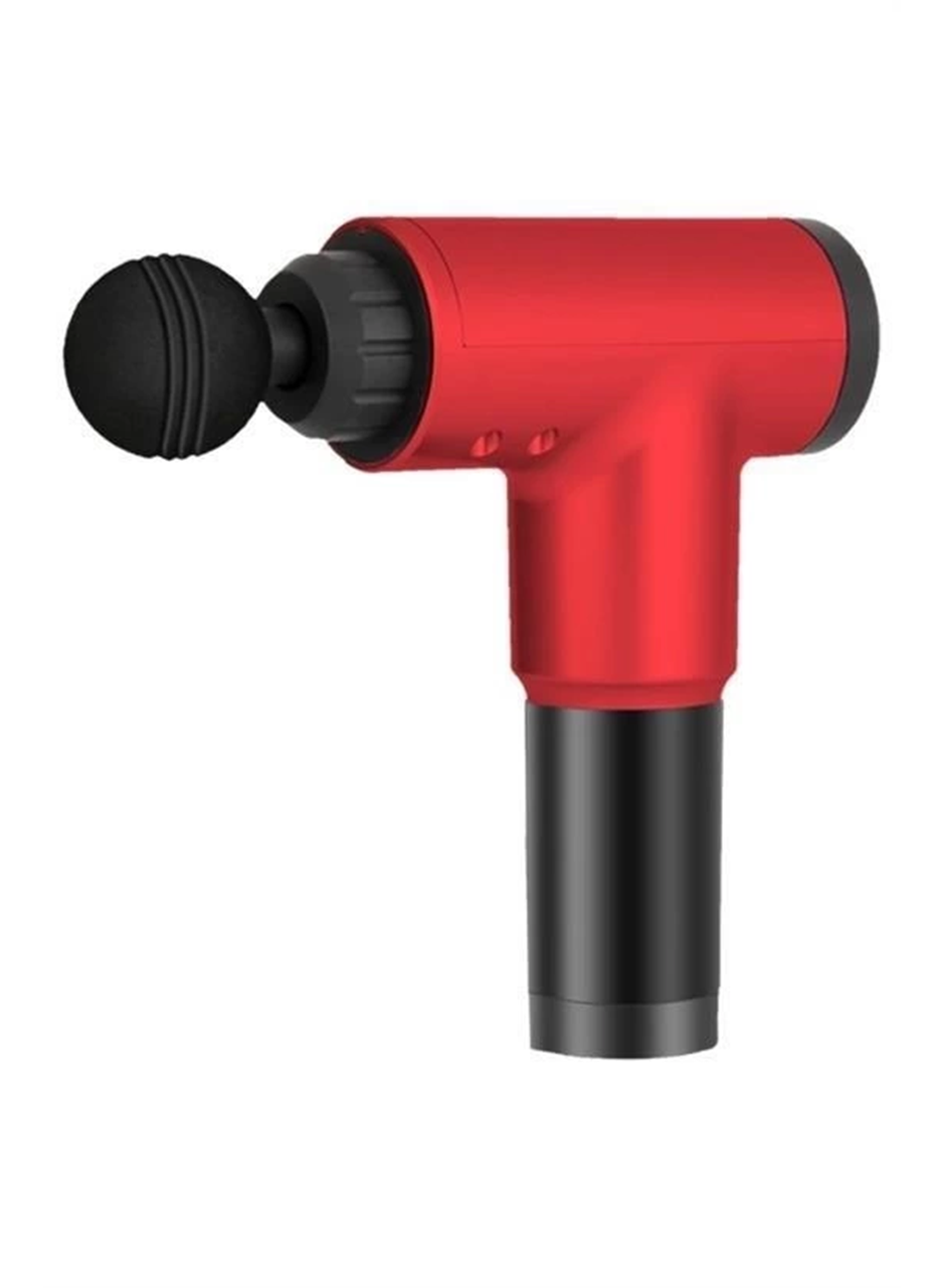 4 Başlıklı 6 Seviye Hız Ayarlı Vurmalı Kas Yoğurmalı Titreşimli Masaj Tabancası Aleti (