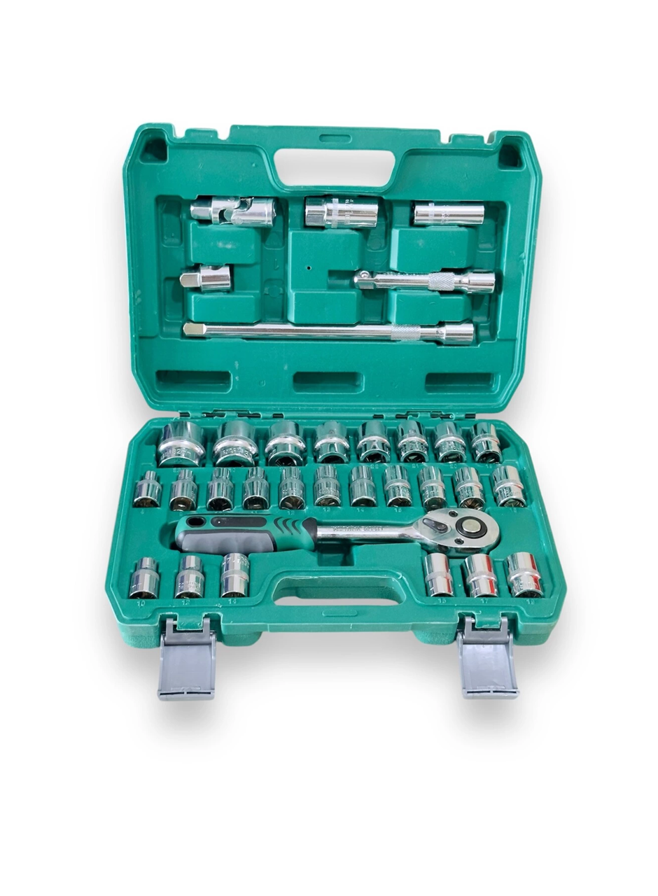 32 Parça Profesyonel Lokma Takımı 1/2 Cr-v Çeliği (32 PARÇA) (
