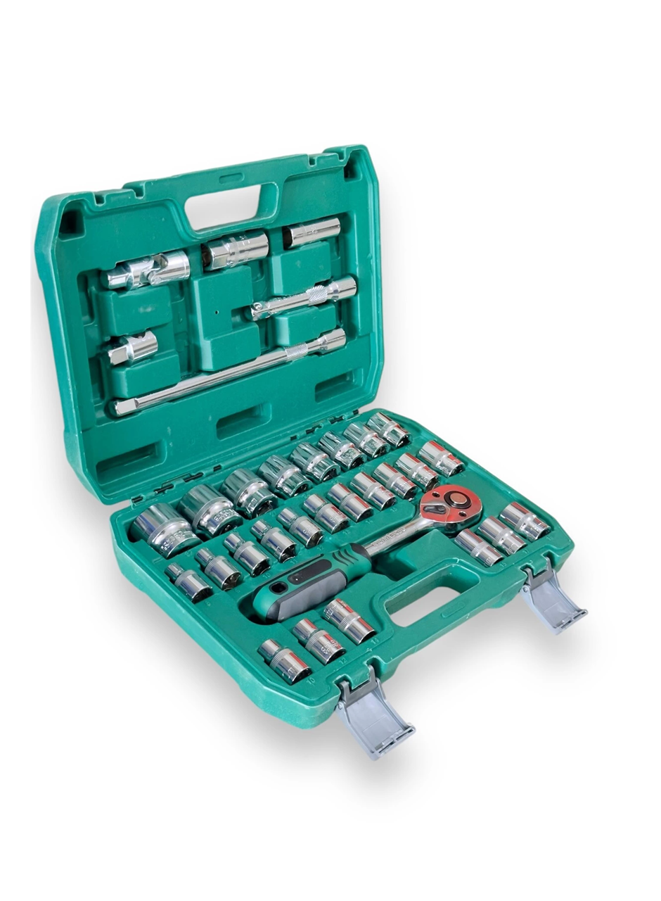 32 Parça Profesyonel Lokma Takımı 1/2 Cr-v Çeliği (32 PARÇA) (