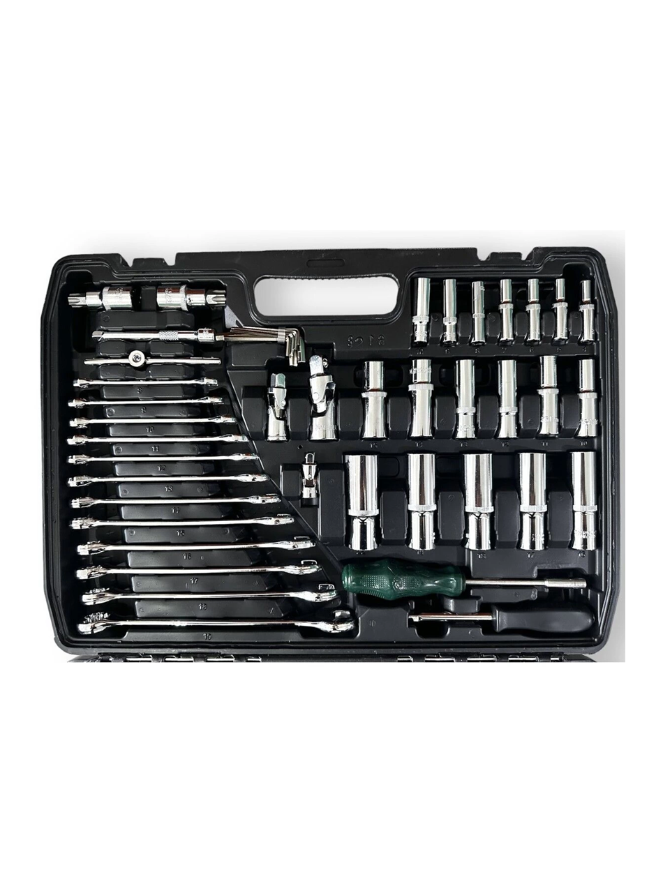 Tam Profesiyonel Germany 72 Diş Eğik Cırcır 216 Parça Lokma Takımı Oto Tamirci Tam Set 1/2-3/8-1/4 (