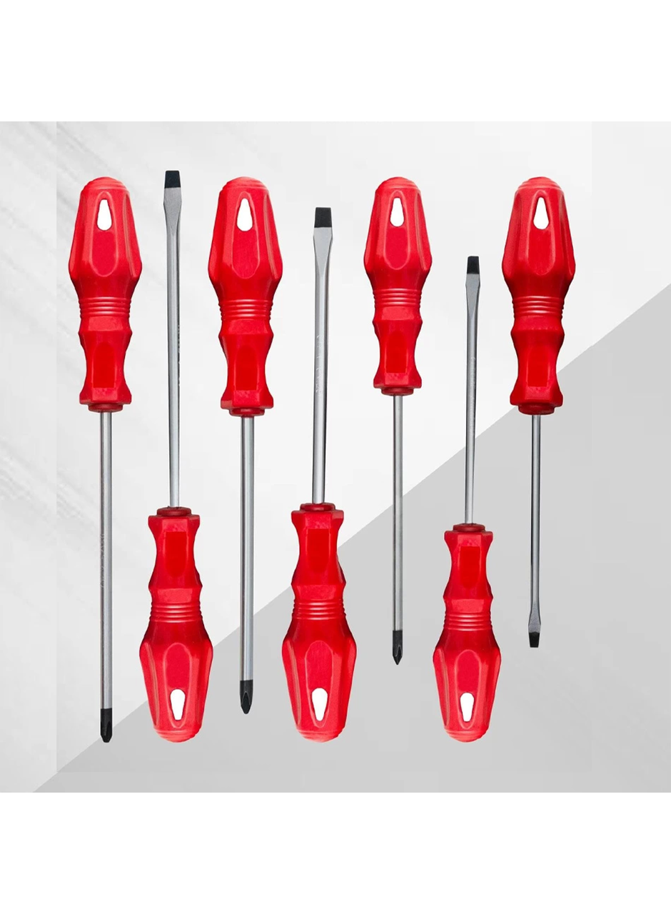 7 li Tornavida Seti 4 Adet Düz - 3 Adet Yıldız Tornavida (