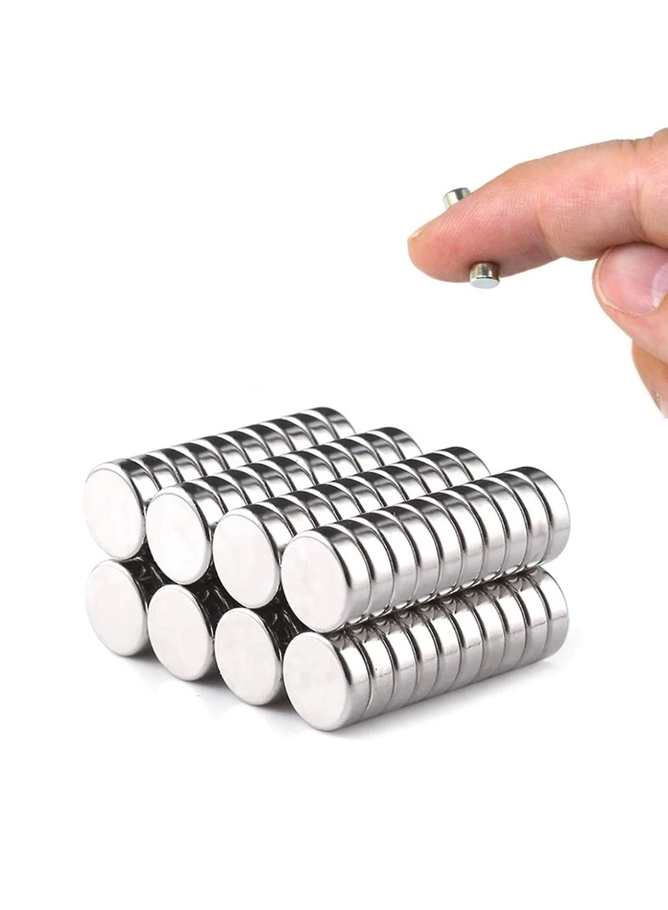 5 Adet 8x3mm Yuvarlak Neodyum Mıknatıs Güçlü Nikel Kaplamalı Kaliteli Dayanıklı Magnet (