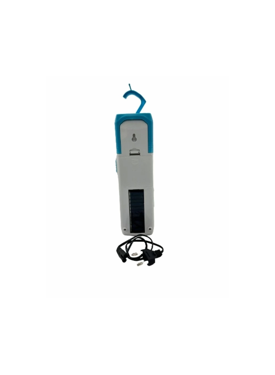 16 Ledli + SMD Solar Güneş Panelli Ultra Güçlü Ledli Şarjlı Işıldak V-004 (