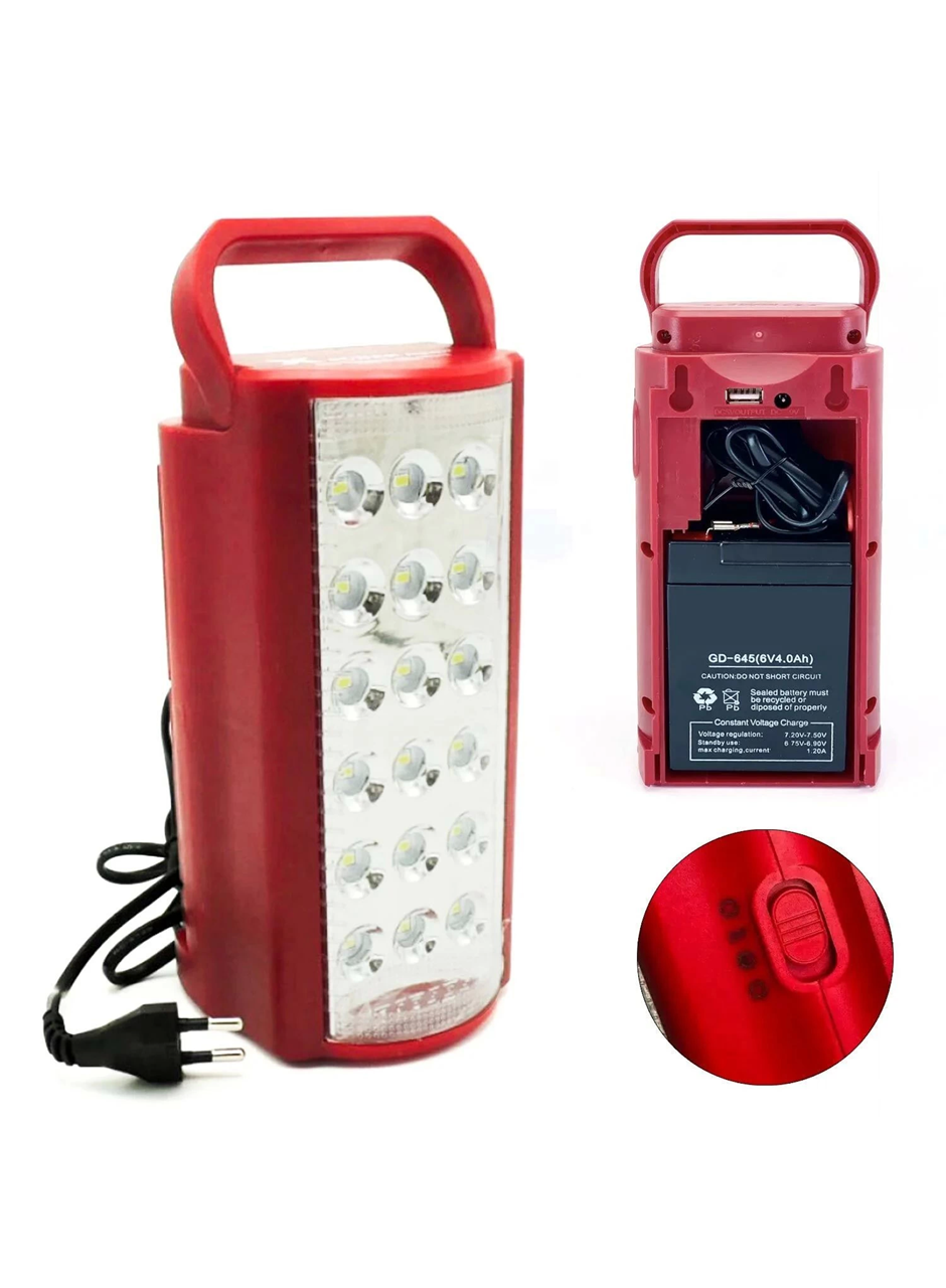 24 Büyük Ledli 80 Saat Yanan Powerbank Özellikli Akülü Led Işıldak (