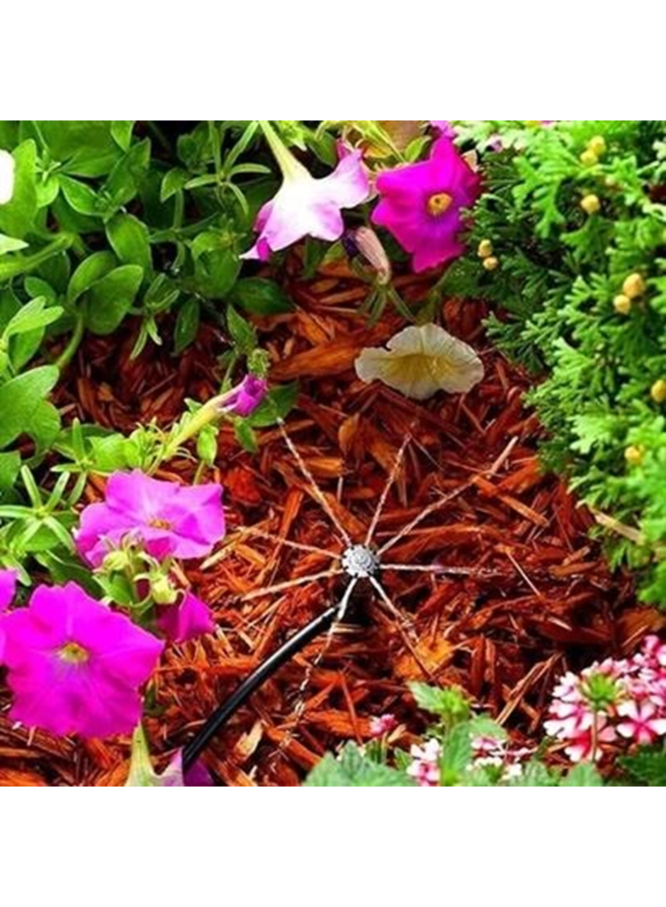 15 Metre Bahçe Damlama Sulama Sistemi Seti Hortum ve Ek Parçaları (