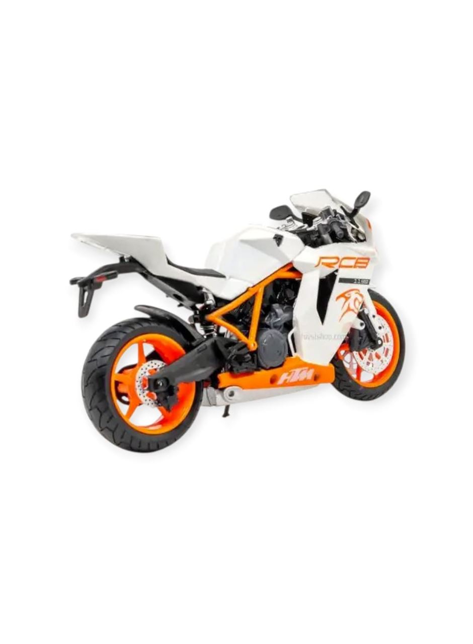 1:12 Ölçekli Model Motosiklet - HX797 - Beyaz