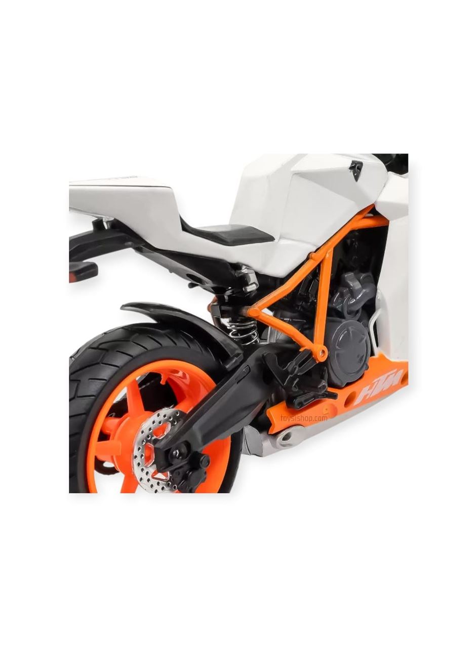1:12 Ölçekli Model Motosiklet - HX797 - Beyaz