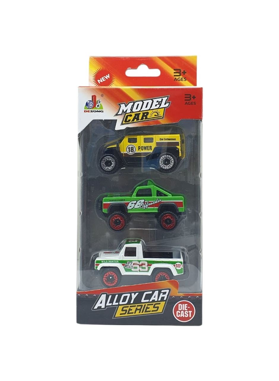 3'lü Araba Off-Road Seti - Die Cast - DS045