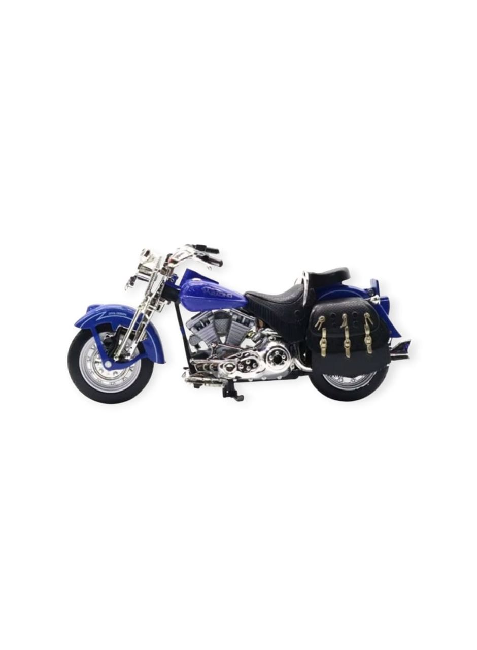 1:12 Ölçekli Model Motosiklet - Classic - HX796 - Mavi