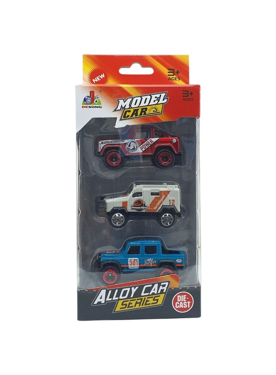3'lü Araba Off-Road Seti - Die Cast - DS045