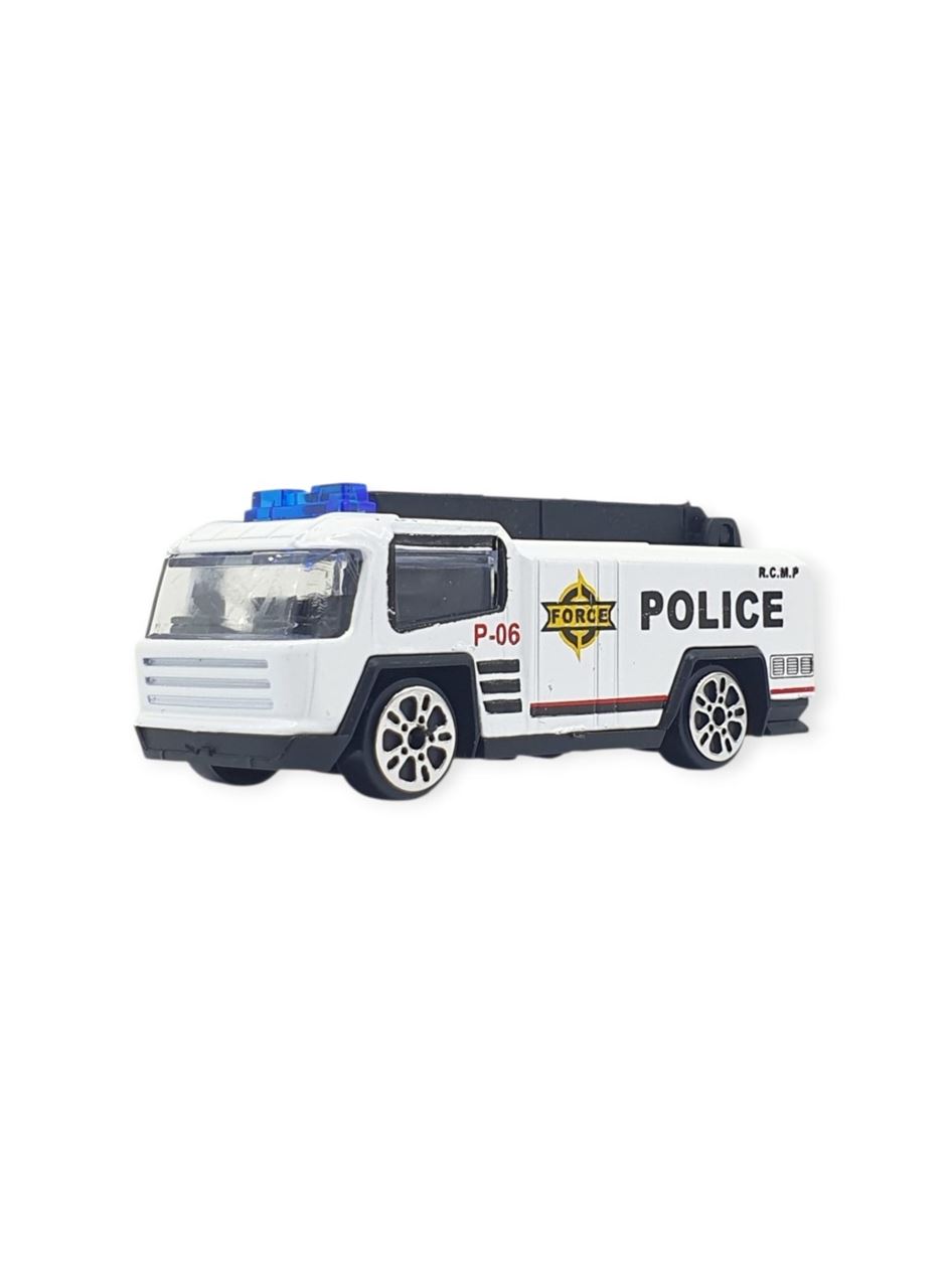 3'lü İş Makinaları Road Seti - Die Cast - DS044 - Polis