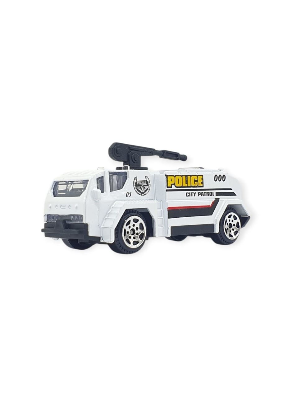 3'lü İş Makinaları Road Seti - Die Cast - DS044 - Polis