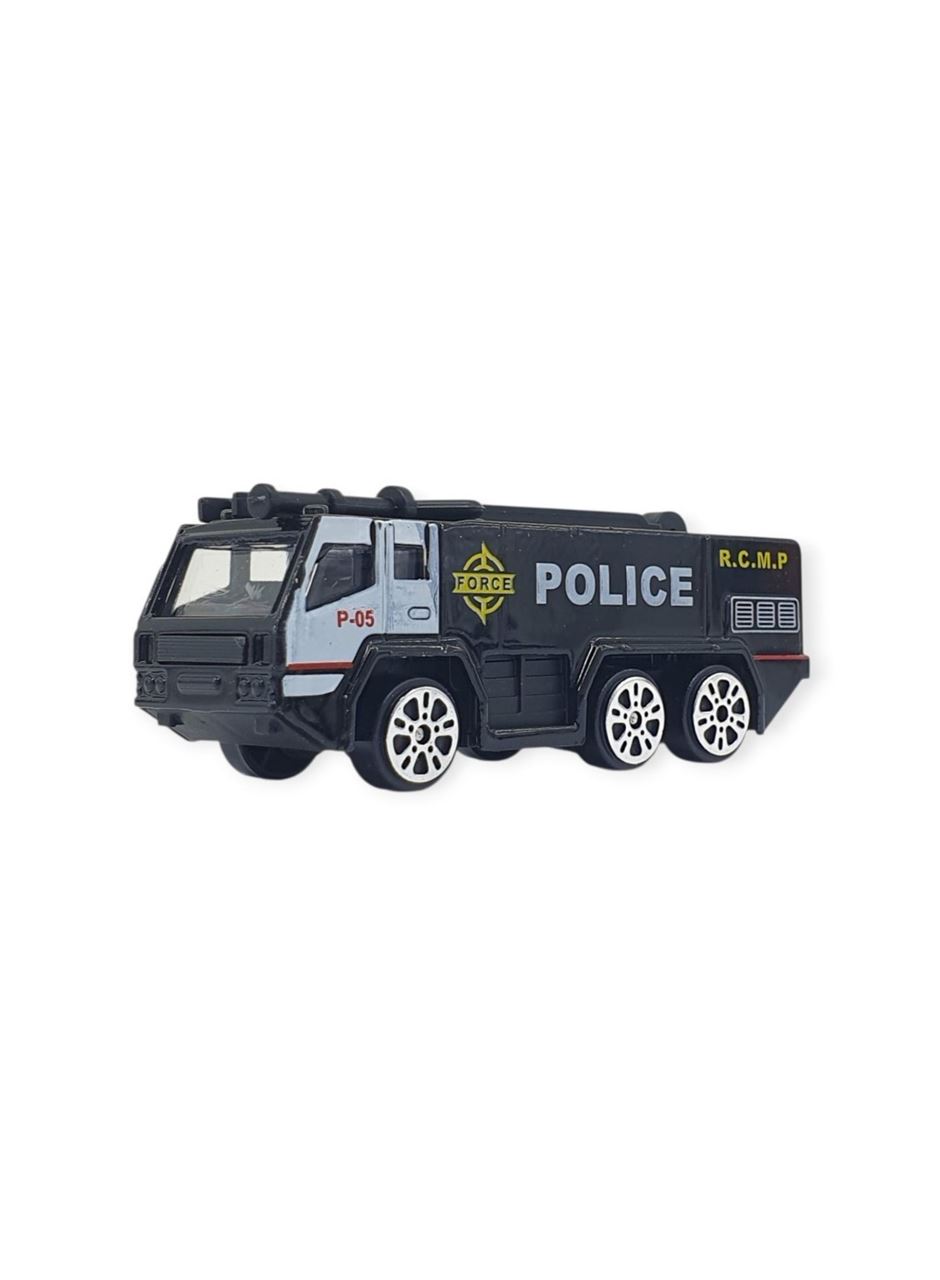 3'lü İş Makinaları Road Seti - Die Cast - DS044 - Polis
