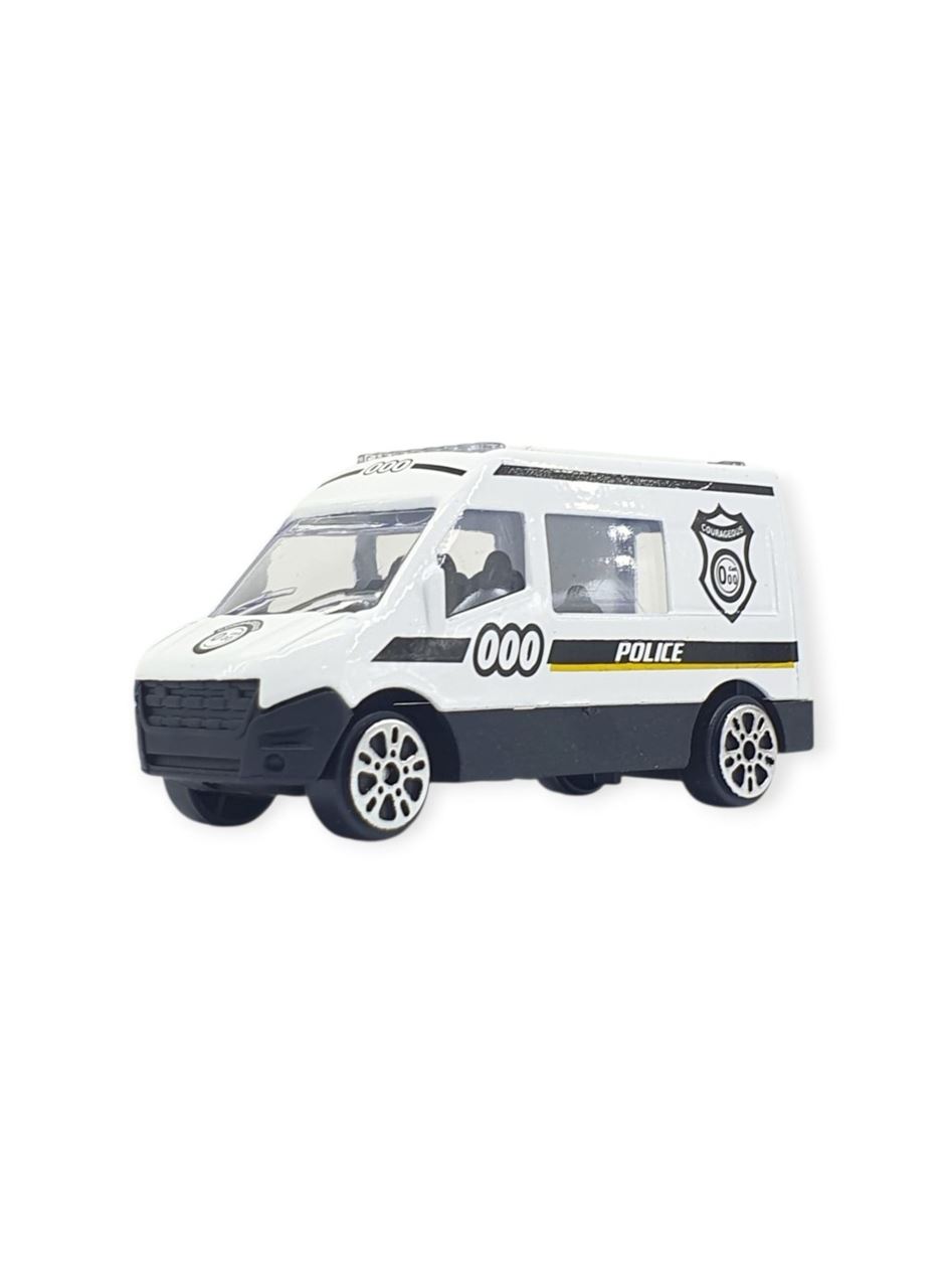 3'lü İş Makinaları Road Seti - Die Cast - DS044 - Polis