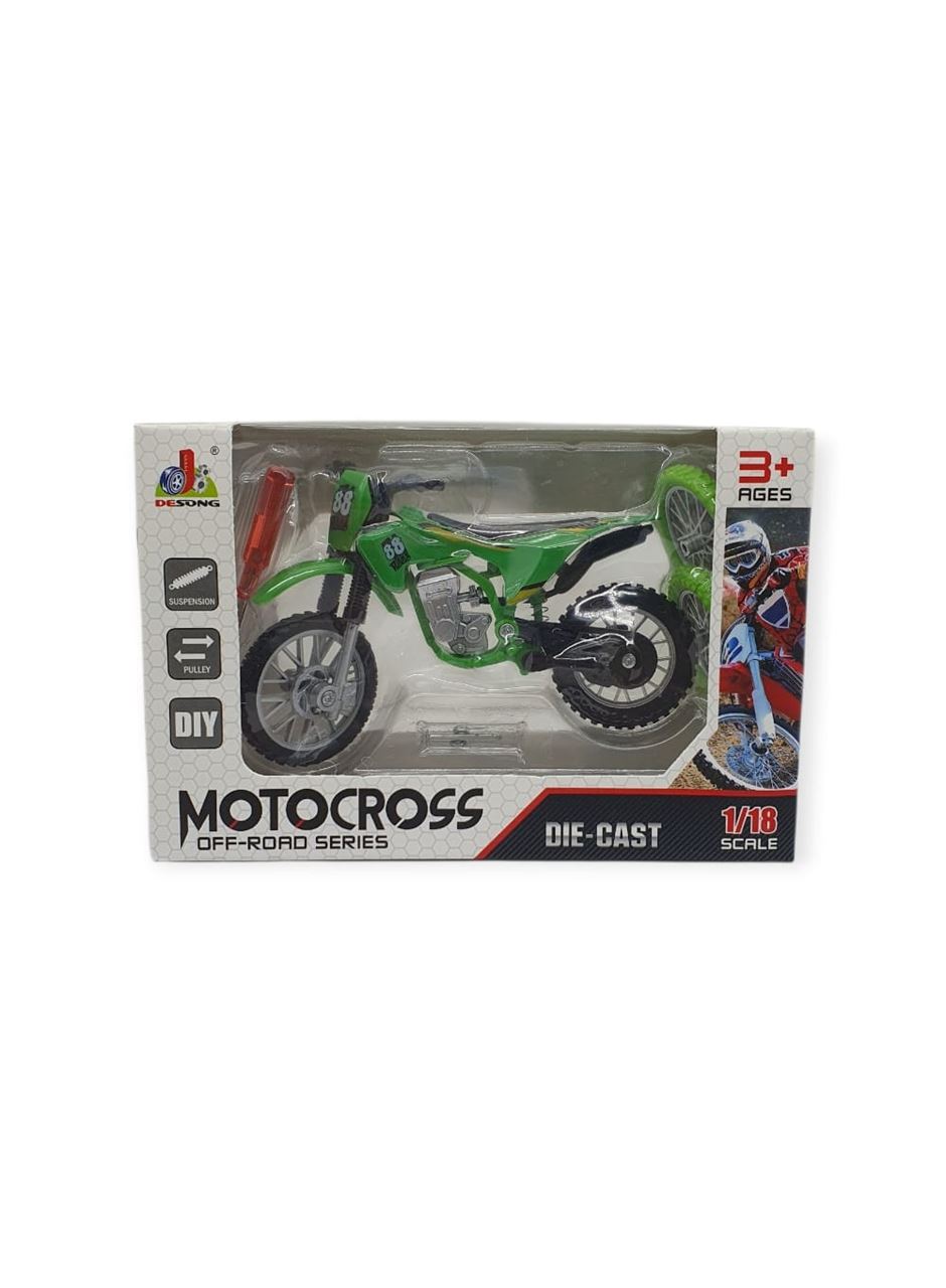 1:18 Ölçekli Model Motosiklet - DS928 - Yeşil