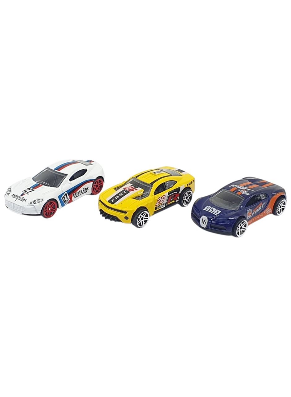 3'lü Araba Yarış Seti - Die Cast - DS045