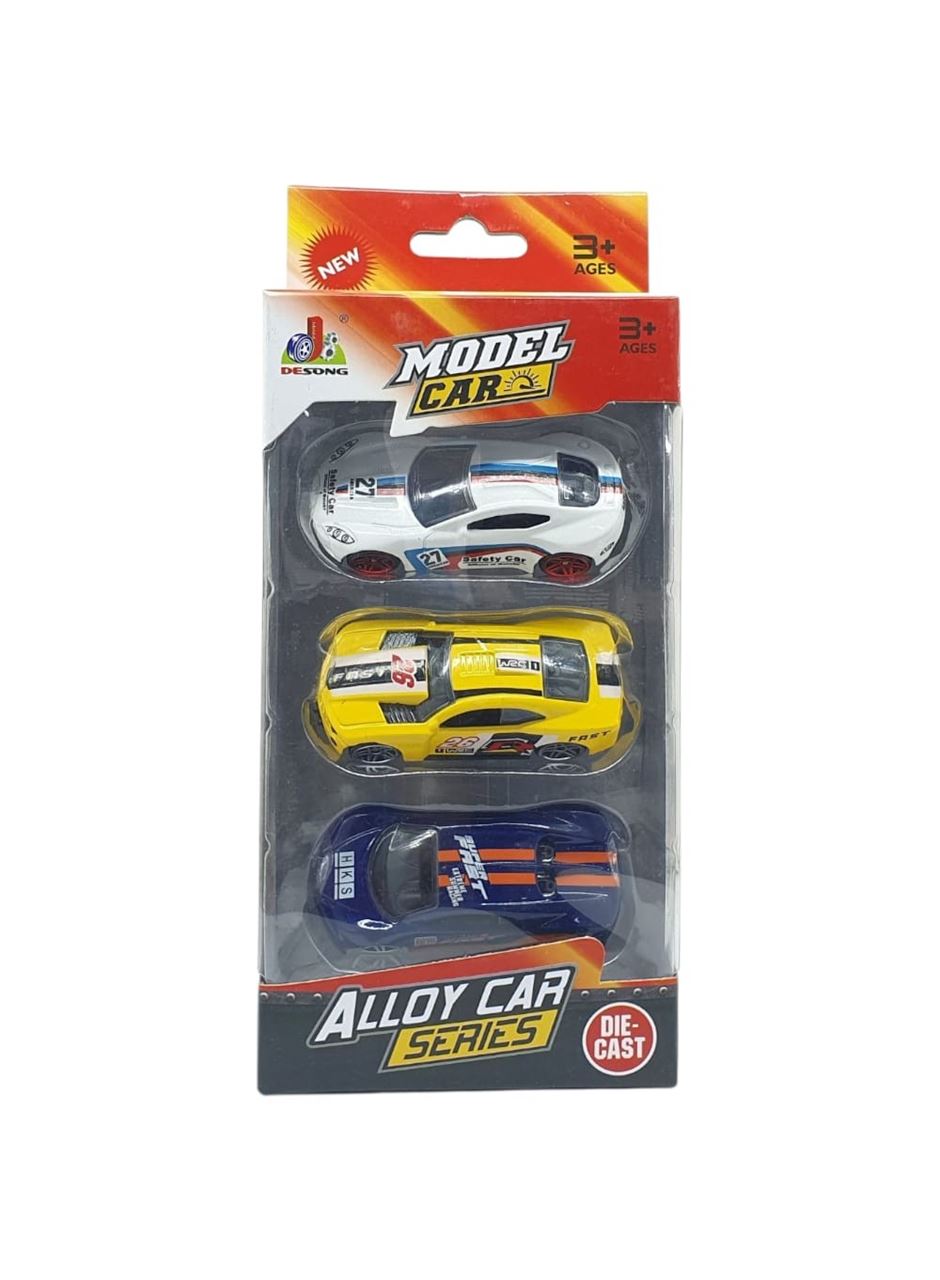 3'lü Araba Yarış Seti - Die Cast - DS045