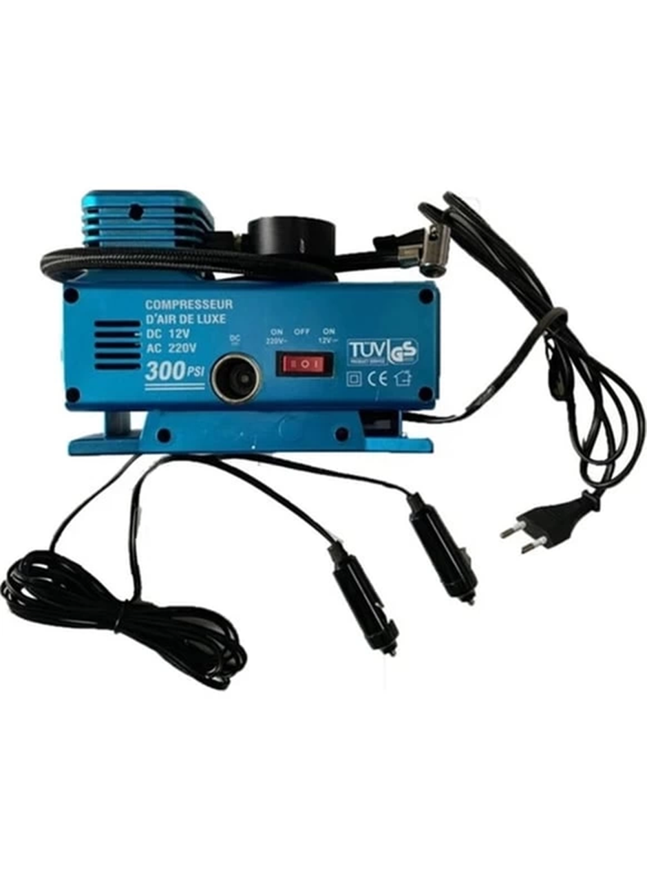 220 Volt-12 Volt 250 Psi Geniş Uygulama Yelpazesi Kompresör Lastik Hava Şişirme Oto Pompası (