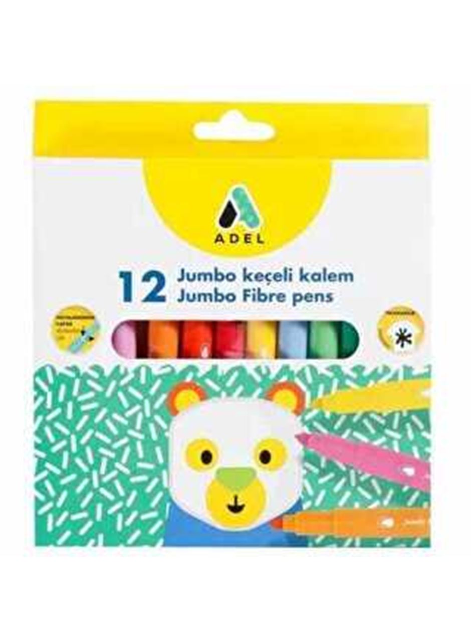 Keçeli Kalem Jumbo 12 li