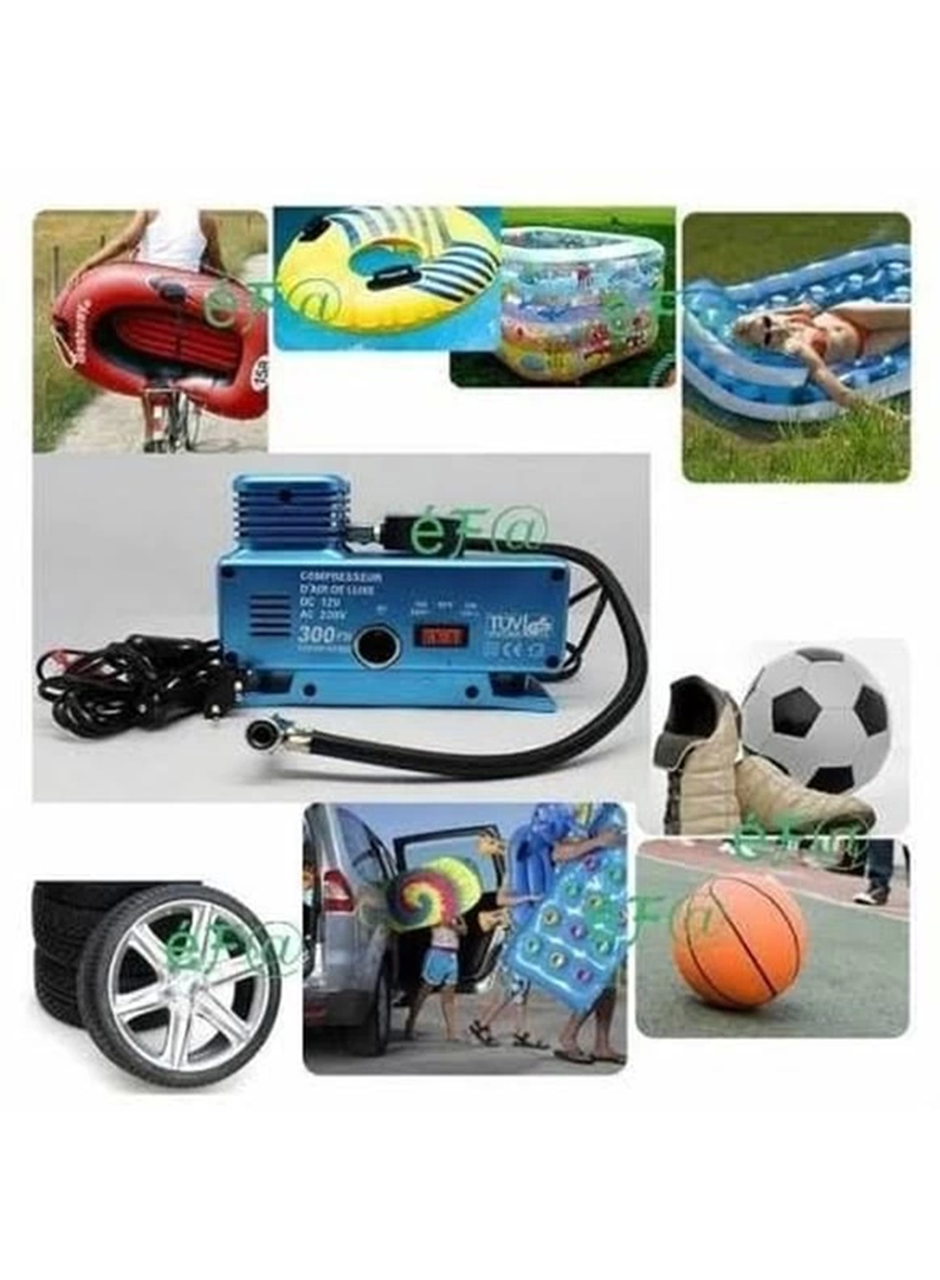 220 Volt-12 Volt 250 Psi Geniş Uygulama Yelpazesi Kompresör Lastik Hava Şişirme Oto Pompası (