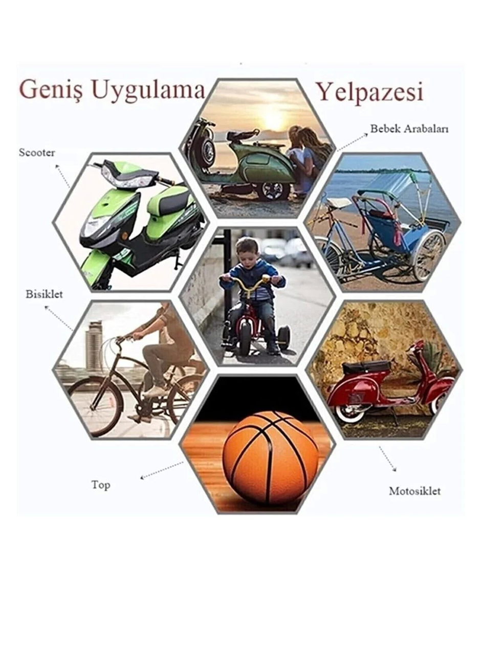 220 Volt-12 Volt 250 Psi Geniş Uygulama Yelpazesi Kompresör Lastik Hava Şişirme Oto Pompası (