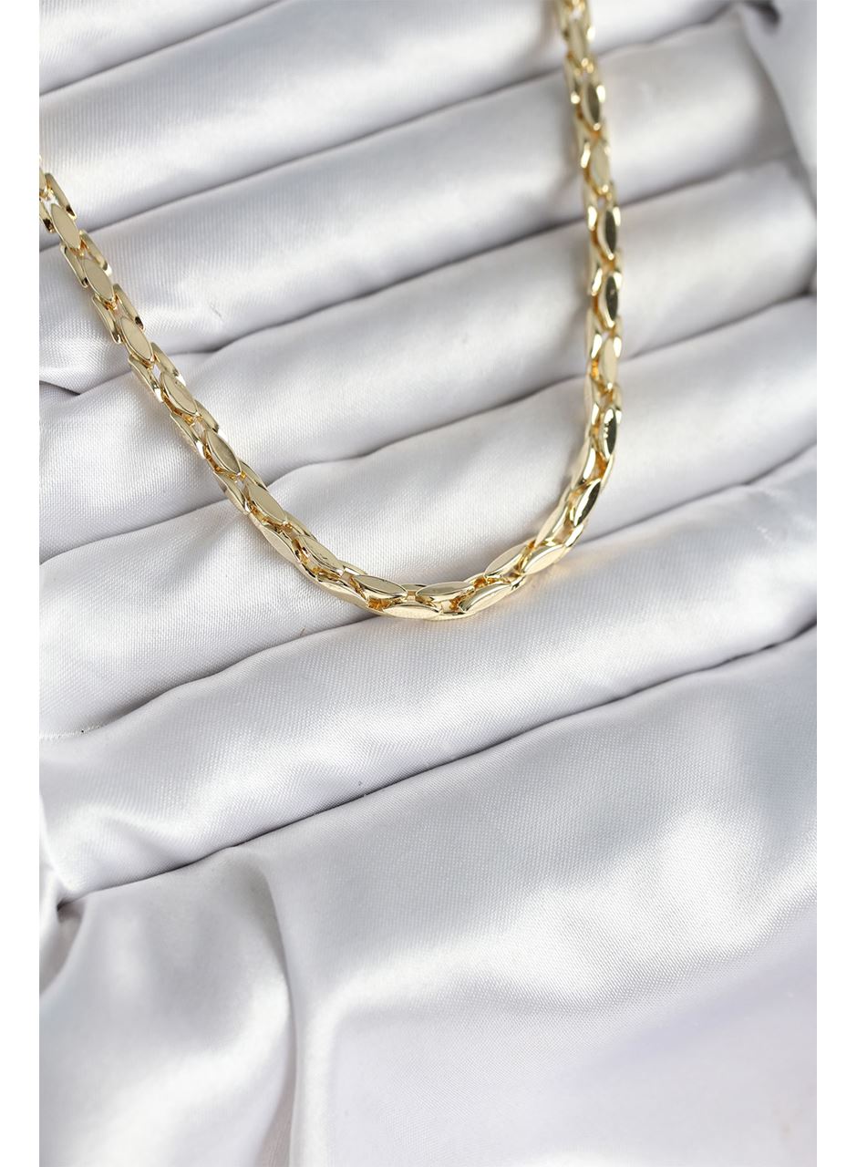 Pirinç Gold Renk 60 cm Zincir Kadın Kolye